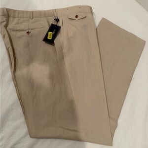 NWT Polo Ralph Lauren Mens Silk Linen Slacks Pants 
Big & Tall Size 44 x 34
